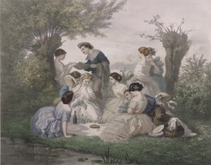 الإفطار في الربيع ، منقوش من قبل Regnier و Bettannier و Morlon بواسطة A. de Beaumont